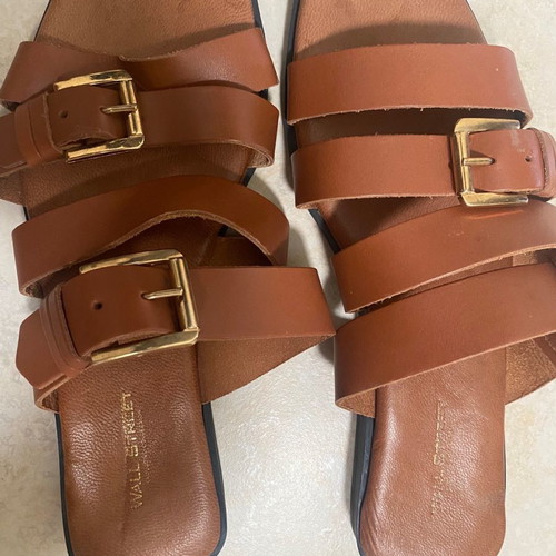 Wall Street flat sandals used, size 37