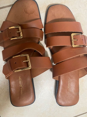 Wall Street flat sandals used, size 37