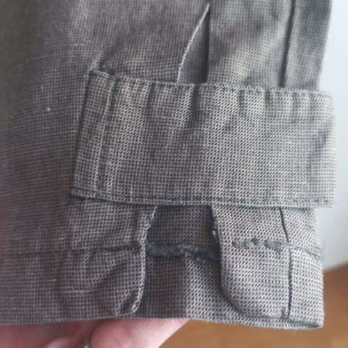 Badila women's pants, size S, linen-cotton, khaki