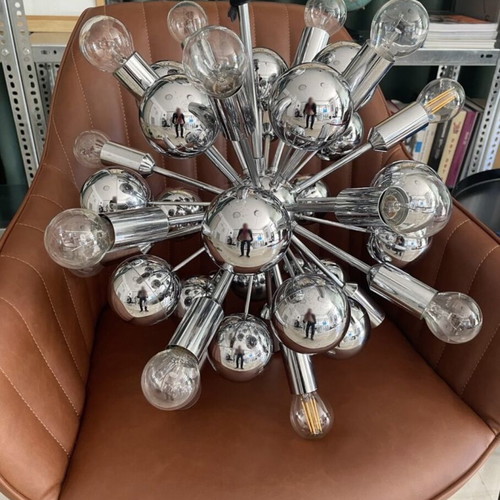 Vintage Sputnik chandelier by Cosack Leuchten, Germany