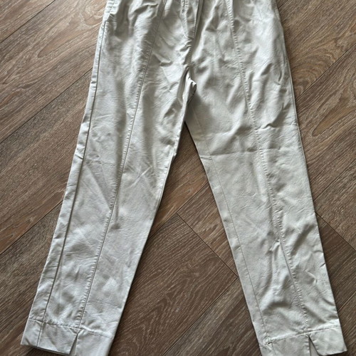 Moutaki faux leather pants like new, grey, size Medium