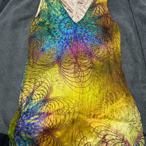 Handmade short dress size S multicolored like new