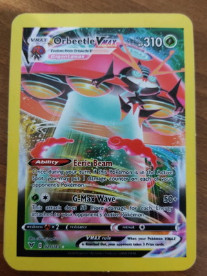 Pokémon cards used, pack of 7 pieces