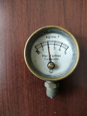 Antique pressure gauge