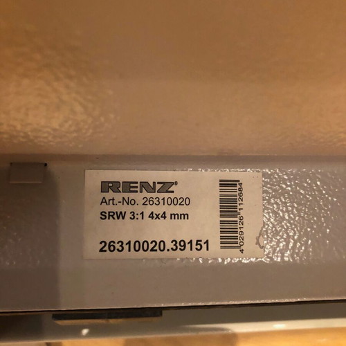 Renz SRW 3:1 Binding Machine for Metal Spiral 4x4mm Like New