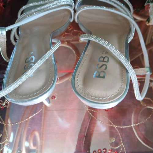 BSB Sandals New, Size 40, Silver