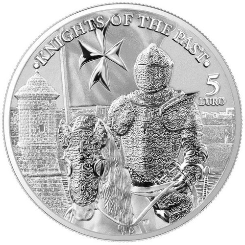 Knights of the Past 2023 5 Euro Silver Coin New