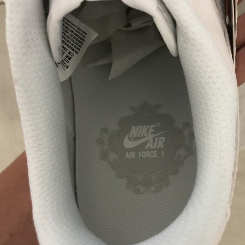 Nike Air Force 1 sneakers, size 41, white