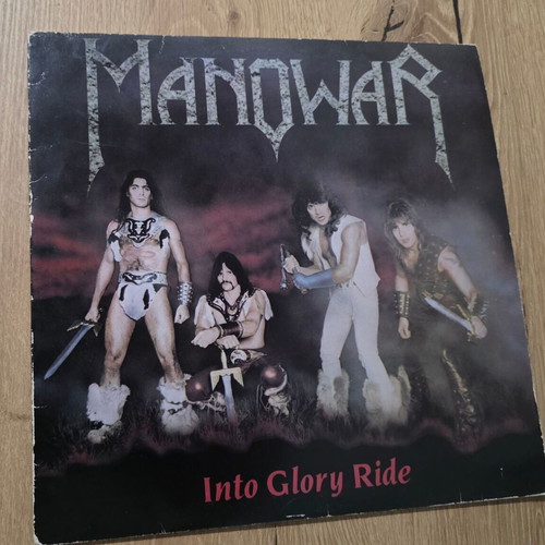 Manowar Into Glory Ride vinyl used, Metal