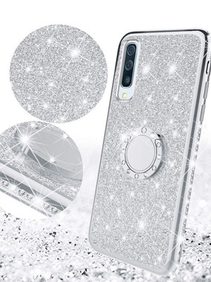 Surakey Compatible avec Coque Samsung Galaxy A50 Miroir Etui