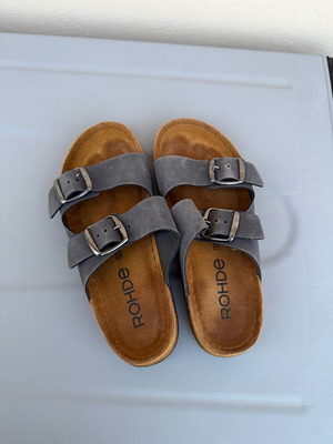 Rohde slippers size 38 used, blue, comfortable for walking