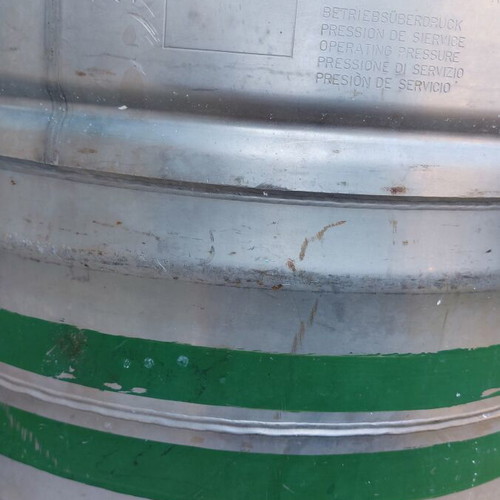 Aluminum Beer Keg 30 Liters Like New with Removable Screw Cap