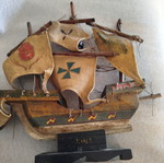 Two vintage ships
