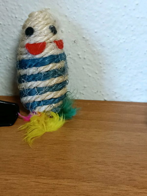 Handmade hand puppets used, pack