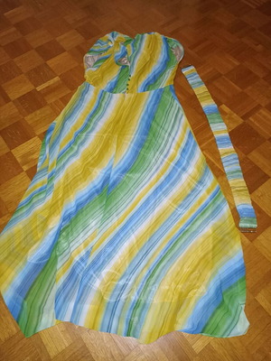 Summer dress like new, colorful, size XL