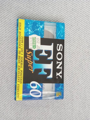 Συλλεκτική κασέτα ήχου Sony EF 60 minutes audio tape καινούργιο, δεκαετίας 1980
