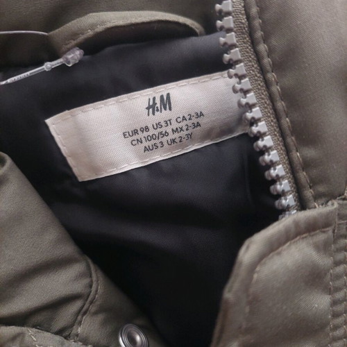 H&M Parka 2-3Y new with Zara sleeveless gift