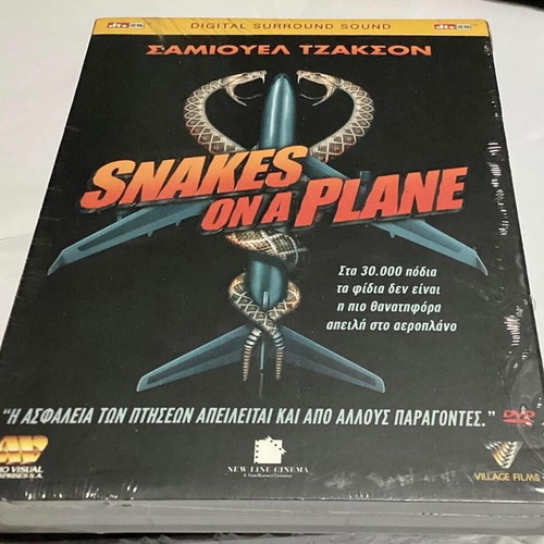 Snakes On A Plane DVD new, with subtitles, sealed