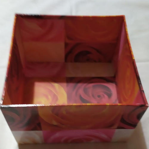 Paper box for organization new, size 16x16x11 cm