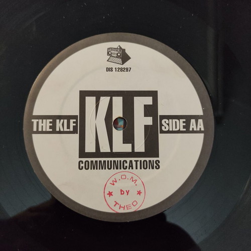 The KLF Justified & Ancient 12″ Maxi Single vinyl used, Benelux 1991 pressing