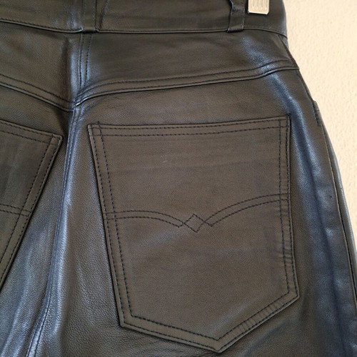 Celestino leather pants like new, black, high waist