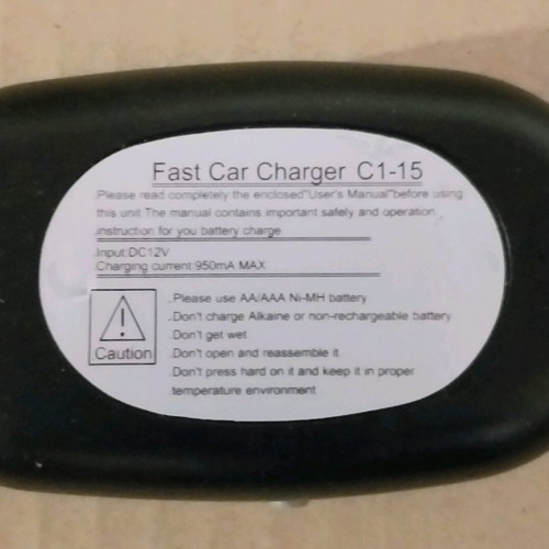 Car fast charger new for AA/AAA batteries