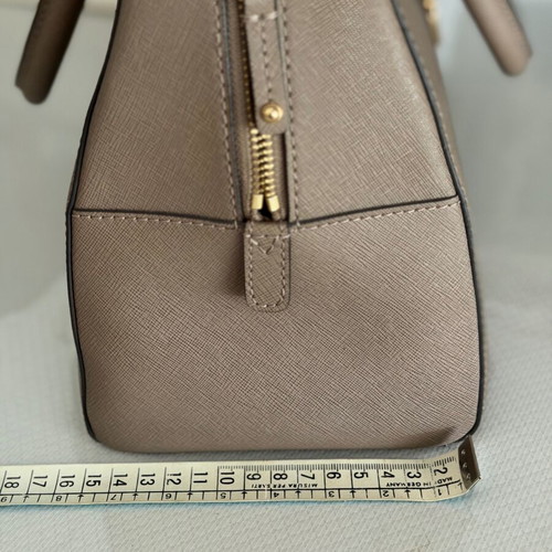 Michael Kors handbag new with shoulder strap, gray beige