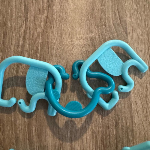Stroller rings new baby teething toy