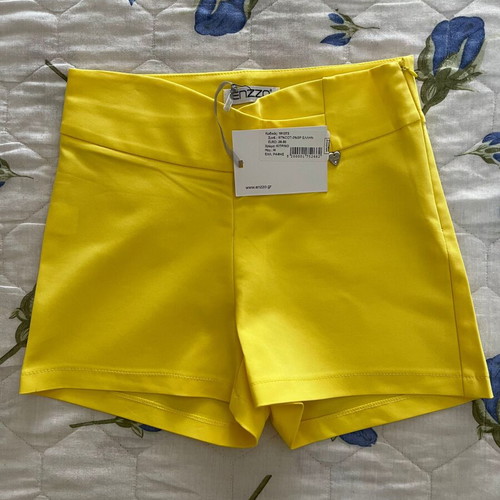 Enzzo women's shorts new with tag, yellow, size M