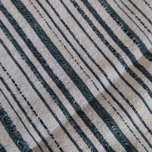 Women's airy pants used, size L, white and green