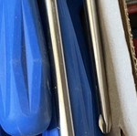 Κατσαβίδια σετ 3 με μπλε λαβές καινούργια