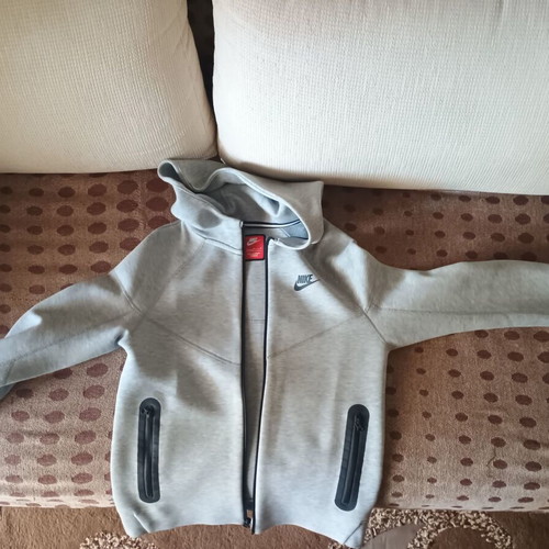 Nike Tech Fleece jacket like new, gray, size L for boys