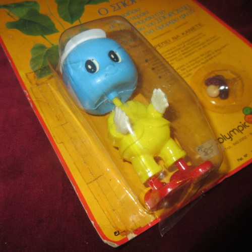 O Sporoulis educational plastic toy new, 80s