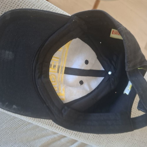 Pirelli Racing Driver Cap Large, like new, black and yellow