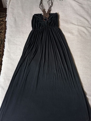 Attrattivo maxi dress one size black new