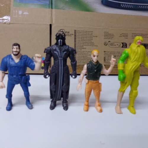 Fortnite action figures used, pack of 4, 10 cm