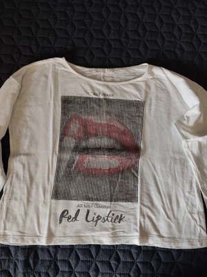 BSB Jeans white long-sleeve blouse like new, medium size