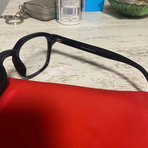 Blue light blocking glasses like new, non-prescription, black
