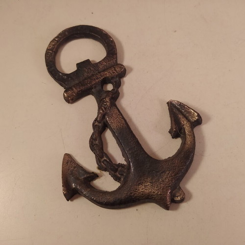 Bronze Anchor Bottle Opener vintage, like new