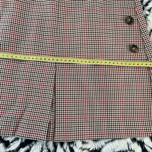 Checked mini tweed skirt Mango like new, multicolored