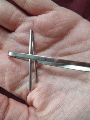 Silver cross impressive for neck new