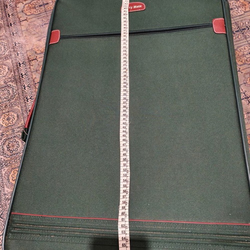 Large suitcase, green