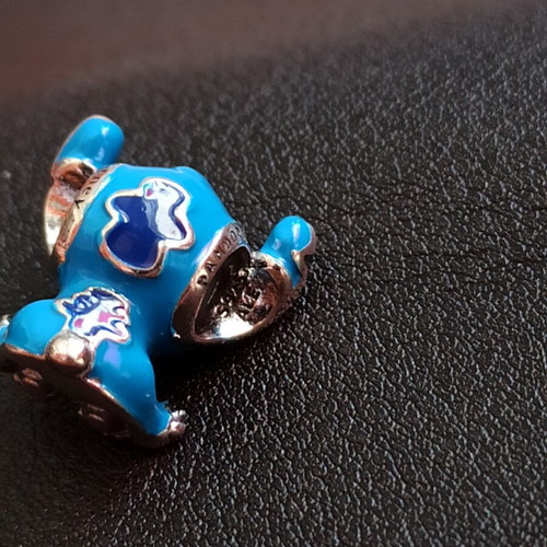 Pandora Disney Stitch charm like new, silver