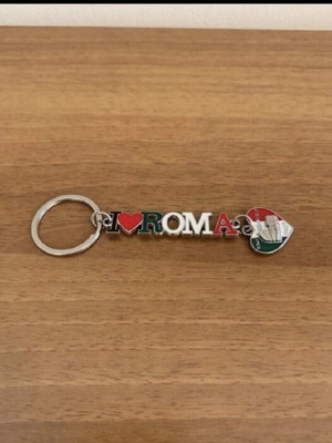 I Love Roma keychain new, multicolored