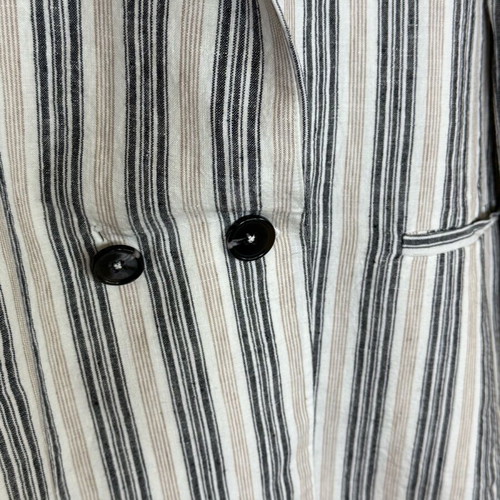 Premium linen blazer Zara like new, beige and brown, size L