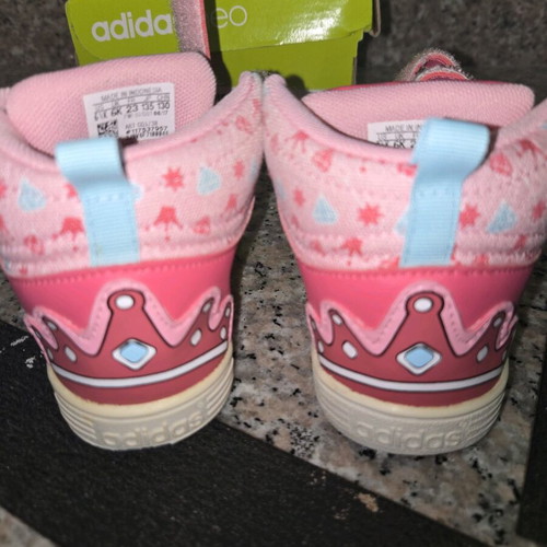 Adidas sports shoes used, size 23, pink