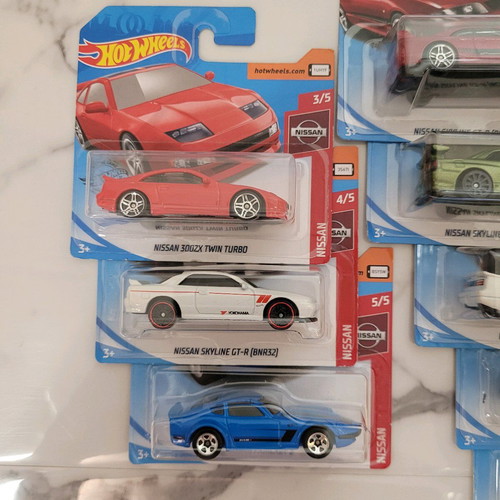 Hot Wheels Nissan Set Mainlines 2019 new