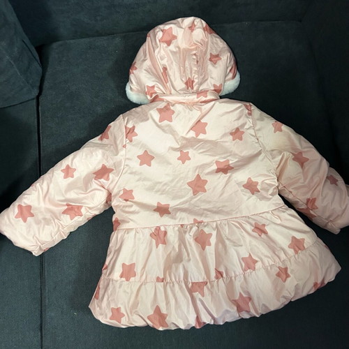 Mayoral pink jacket with stars 18 months like new, 86cm