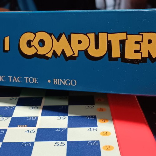 Mickey's 4 in 1 Computer by Novag like new, educational board game