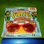  Χελωνονιντζάκια Γυαλιά TMNT SUNGLASSES Mirage Studios 1989 license Χελώνες Νίντζα Χελωνονιντζάκι Teenage Mutant Ninja turtles PIKIT TOYS UK-HONG KONG NEW Vintage Factory Sealed Σφραγισμένο